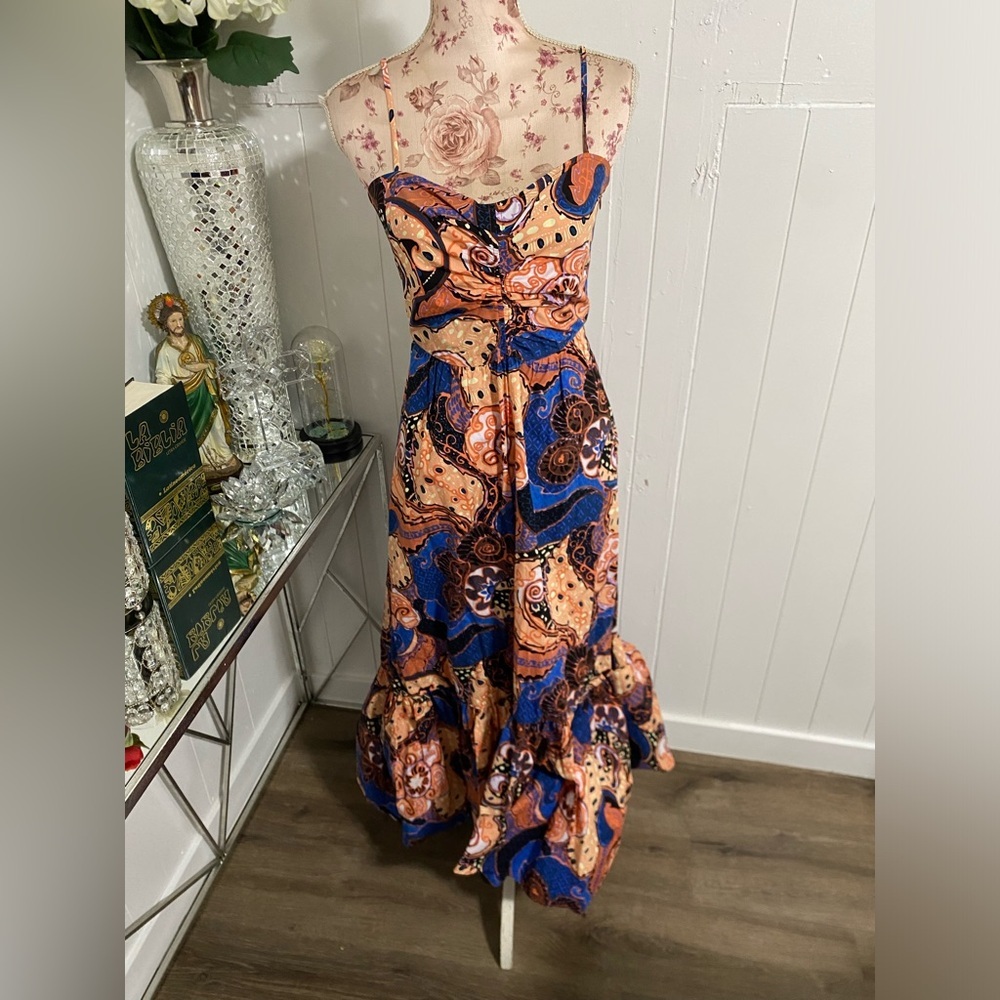 A.L.C. Multicolor Midi Dress